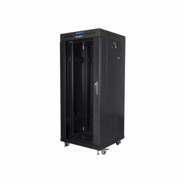 LANBERG FREE STANDING 19 RACK CABINET 27U 600x600 BLACK