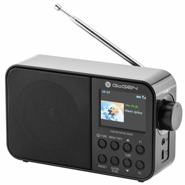 GoGEN DAB 500 BTC Přenosné rádio s DAB+ a FM tunerem