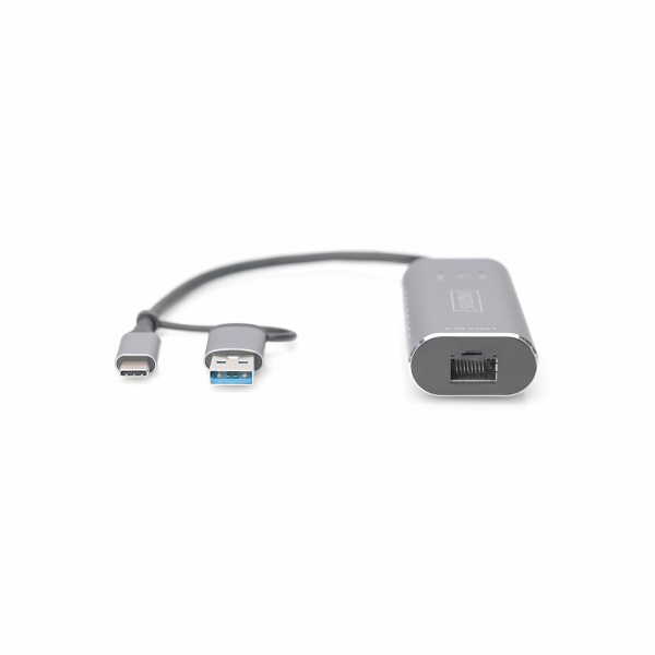Adapter DN-3028, USB-C 3.2 > Gigabit 2,5 Gbps
