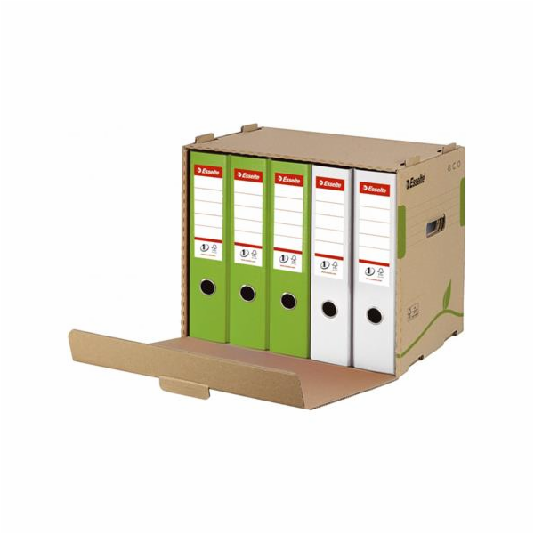 LEITZ Esselte ECO archivační kontejner na pořadače, hnědá