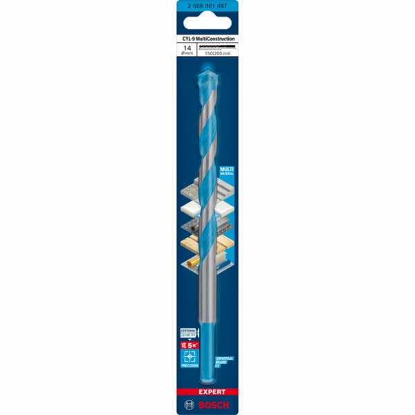 Vrták Bosch Expert CYL-9 MultiConstruction, O 14mm