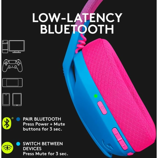 Logitech Lightspeed G435 - Náhlavní souprava - plná velik...