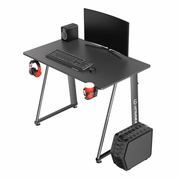 Ultradesk Enter V2 černý Herní stůl 100x60 cm, 75 cm