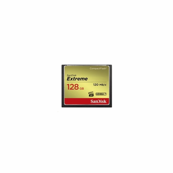 SanDisk Compact Flash Card 128GB Extreme (R:120/W:85 MB/s...