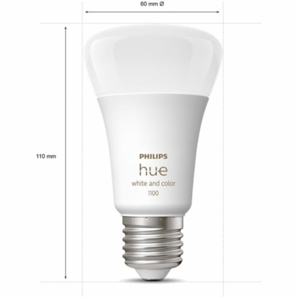 Philips Hue White & Color Ambiance E27, LED lampa