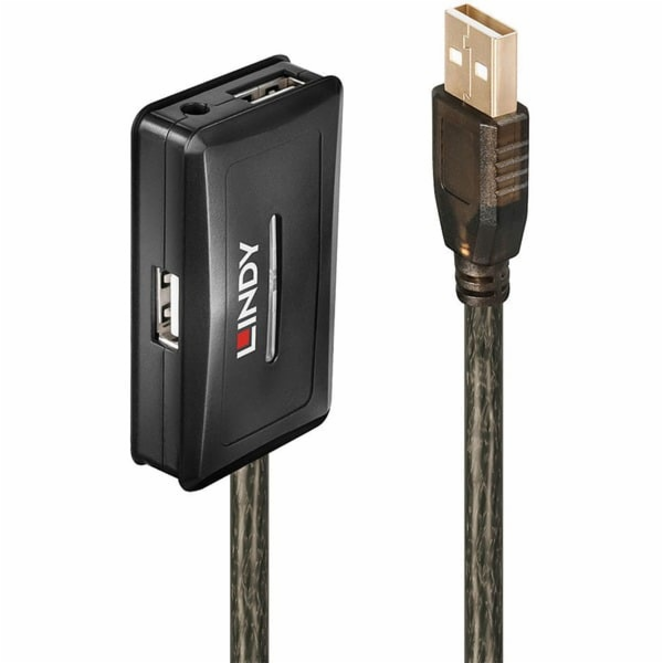 Lindy USB 2.0 Aktivverlängerungshub Pro 10m, USB-Hub 42635