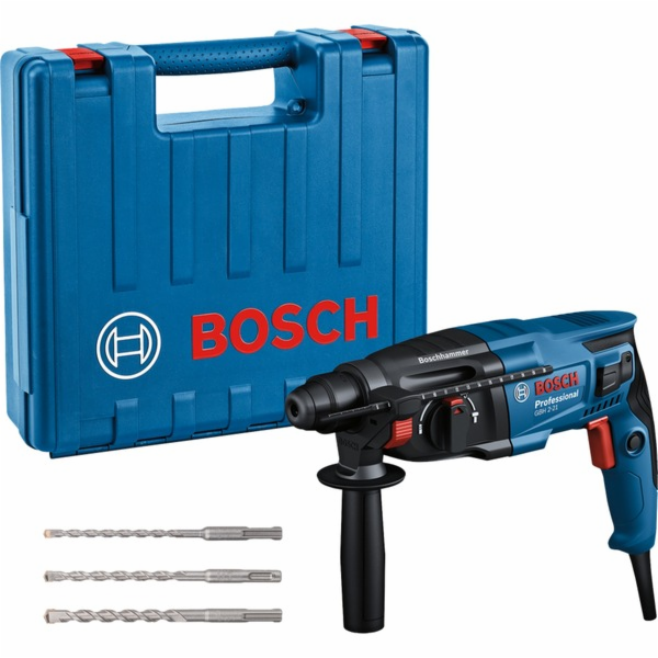 Příklepová vrtačka Bosch GBH 2-21 Professional, s 3dílnou...