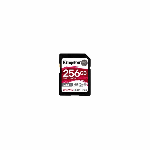 Kingston SDXC karta 256GB Canvas React Plus SDXC UHS-II 3...