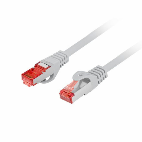 LANBERG Patch kabel CAT 6 S-FTP, AWG 26/7, LSZH, měď, šed...