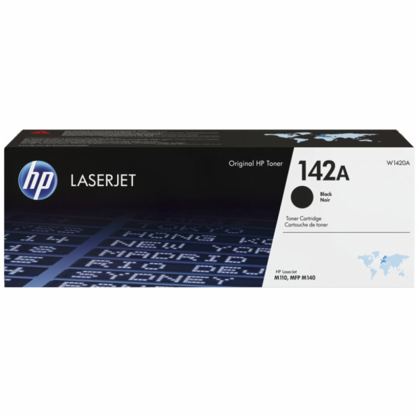HP 142A Black Original LaserJet Toner Cartridge (W1420A) ...
