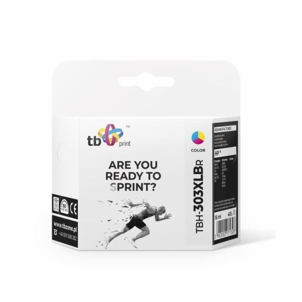 Ink. kazeta TB kompat. s HP EP 6200 T6N03AE, CMY