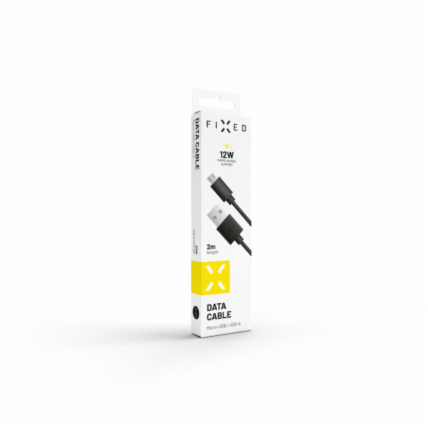 Fixed 2m microUSB kab,černý FIXD-UM2M-BK
