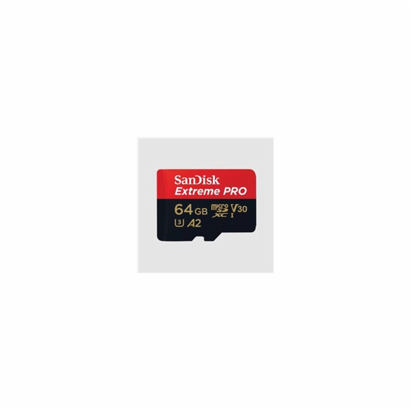 SanDisk micro SDXC karta 64GB Extreme PRO (200 MB/s Class...