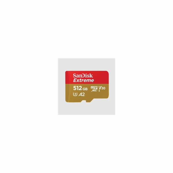SanDisk micro SDXC karta 512GB Extreme (190 MB/s Class 10...