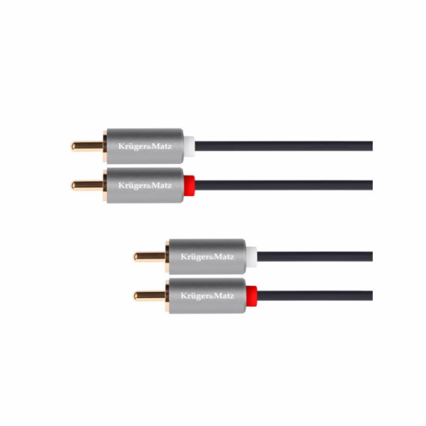 Kabel 2x Cinch konektor/2x Cinch konektor 3m KRUGER & MAT...
