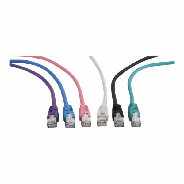Gembird patch kabel Cat6 FTP, 0.25 m, bílý