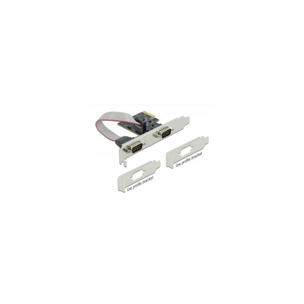 Delock PCI Express Karta na 2 x Sériový RS-232