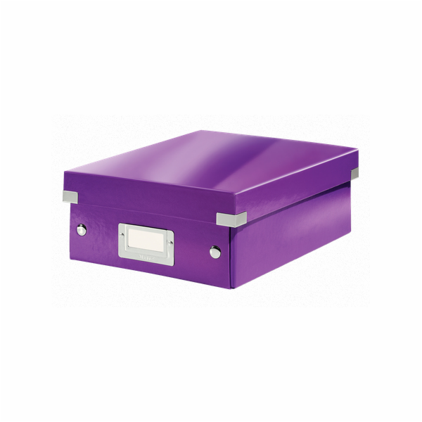 LEITZ Organizační box  Click&Store, velikost S, purpurová