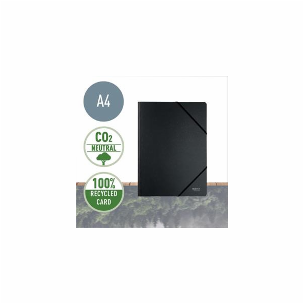 LEITZ Ekologické kartonové desky na dokumenty s gumičkou ...