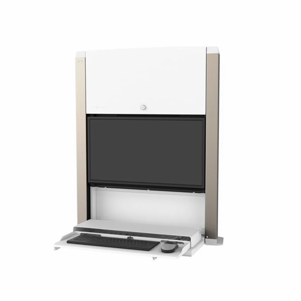 Ergotron CareFit - Pracovní stanice s montáží na zeď - sn...