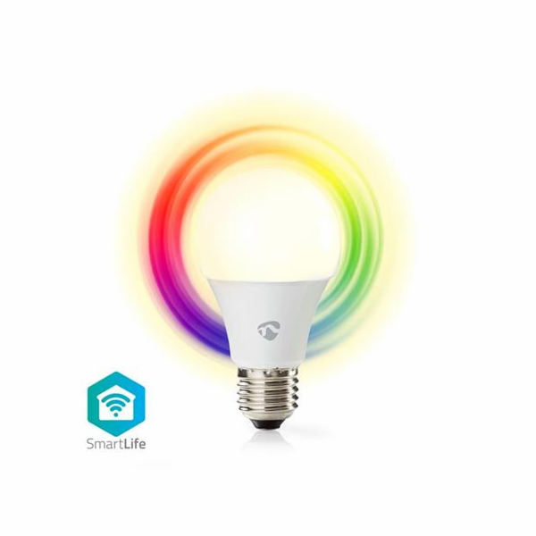 NEDIS Wi-Fi chytrá LED žárovka/ E27/ A60/ 9W/ 230V/ 806lm...