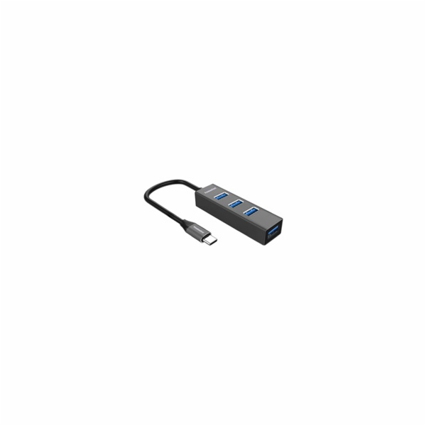 PremiumCord 5G SuperSpeed USB Hub Type C na 4x USB 3.2 Gen 1