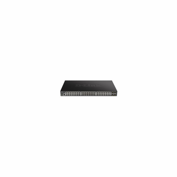D-Link DGS-1250-52XMP 52-Port Gigabit Smart PoE Switch, 4...