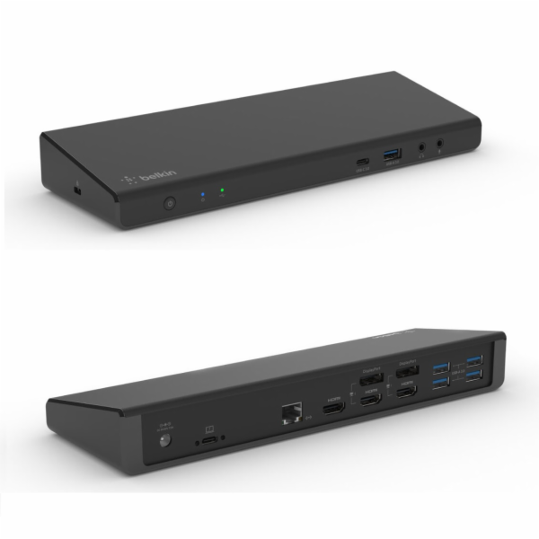 Belkin USB-C Display Link Dock, Triple display support up...