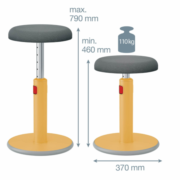LEITZ Ergonomická balanční židle pro sezení/stání  ERGO C...