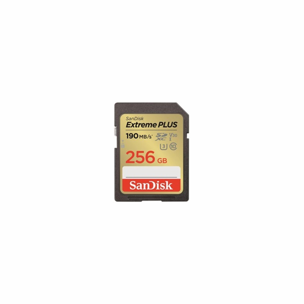 SanDisk Extreme PLUS SDXC 256GB 190MB/s V30 UHS-I