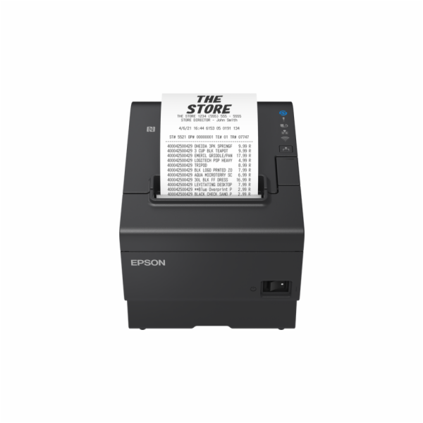 EPSON pokladní tiskárna TM-T88VII černá, USB, Ethernet, P...