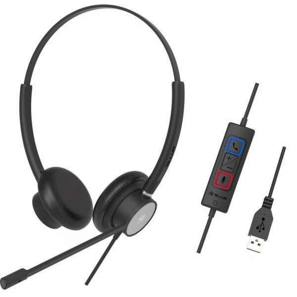 Tellur Voice 320 Wired Headset Binaural Black