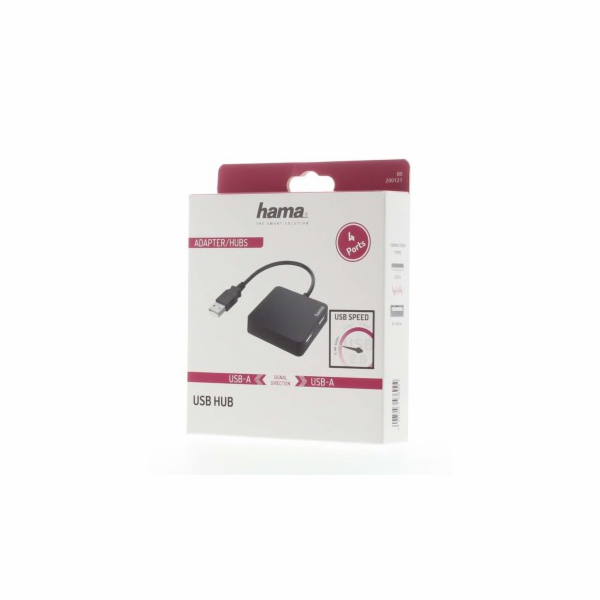 Hama USB 2.0 hub, 1:4 (200121)