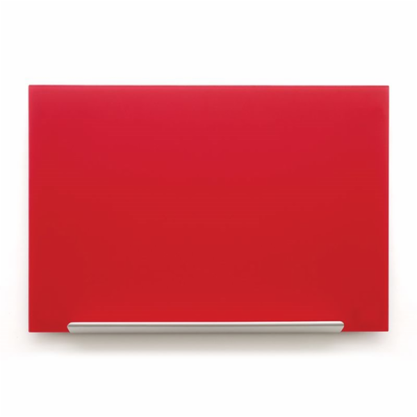 NOBO skleněná tabule Diamond glass 126x71,1 cm, red