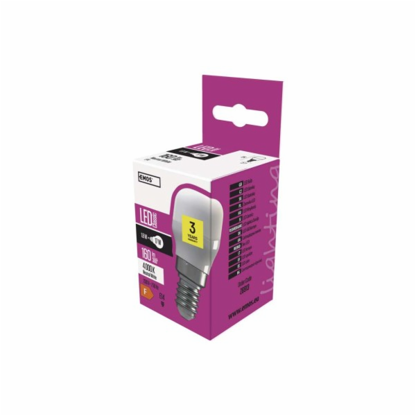 Žárovka do lednic 1,8W E14 neutrální bílá