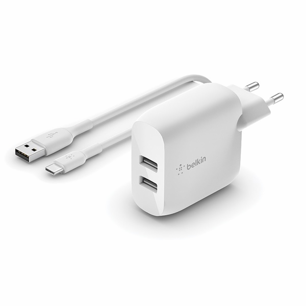 Belkin BOOST CHARGE™ Duální 24W USB-A nástěnná nabíječka ...