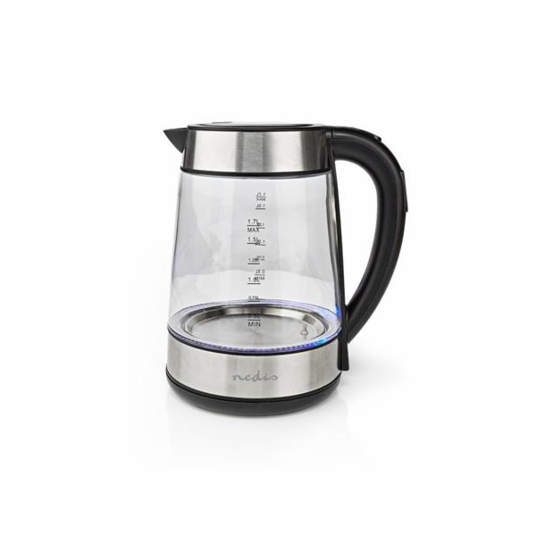 NEDIS rychlovarná konvice KAWK320EGS/ objem 1,7 l/ otáčen...