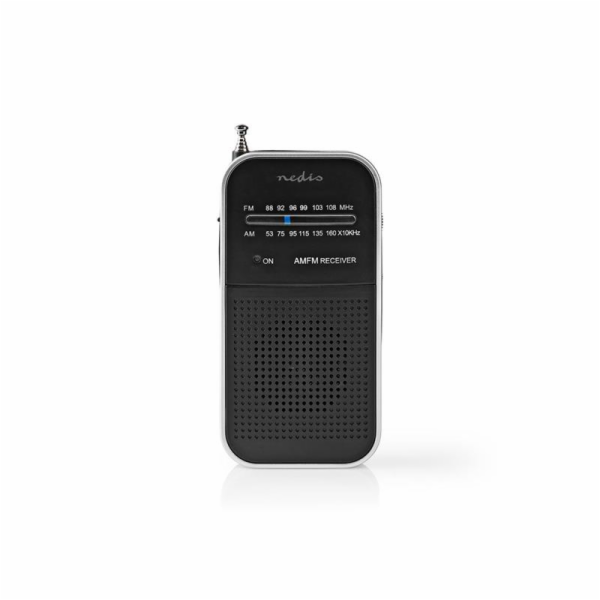 NEDIS přenosné rádio/ AM/ FM/ napájení z baterie/ analogo...