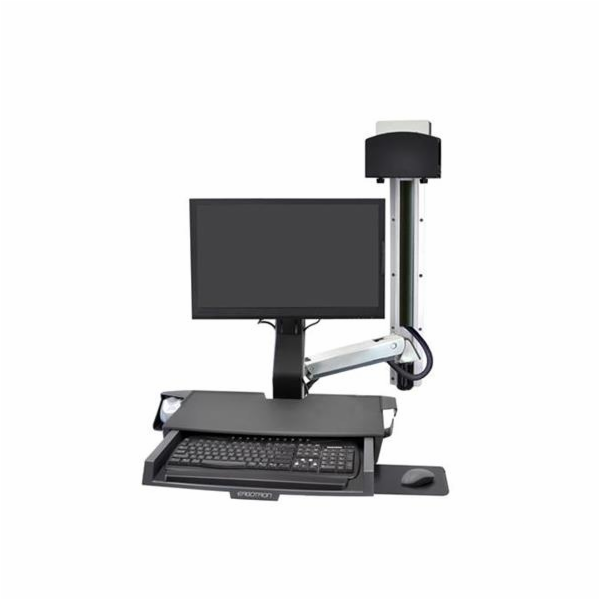 Ergotron StyleView Sit-Stand Combo System with Worksurfac...