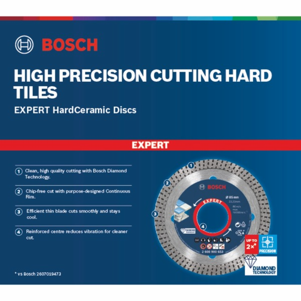 Expertní diamantový řezný kotouč   HardCeramic  , O 85mm
