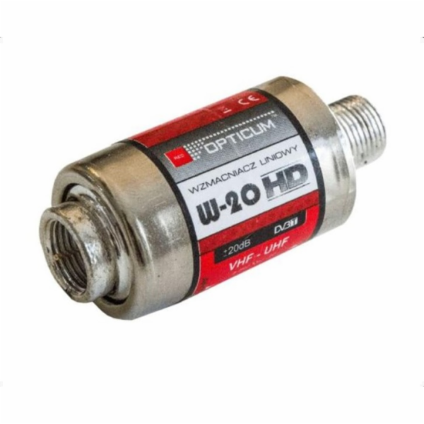 TV ANTÉNNÍ ZESILOVAČ 20DB 12V 77-190