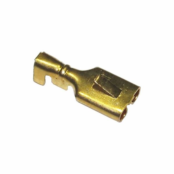 Zdířka faston  neizolovaná 4.8mm  0.3-1mm