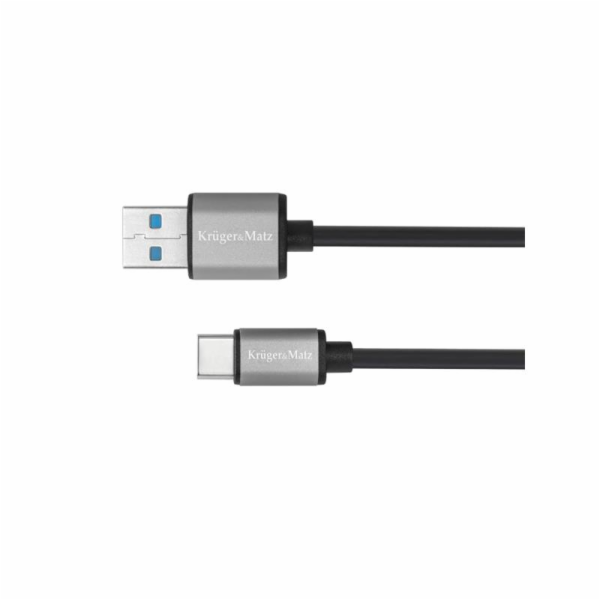 Kabel KRUGER & MATZ KM1244 Basic USB 3.0/USB-C 1m Black