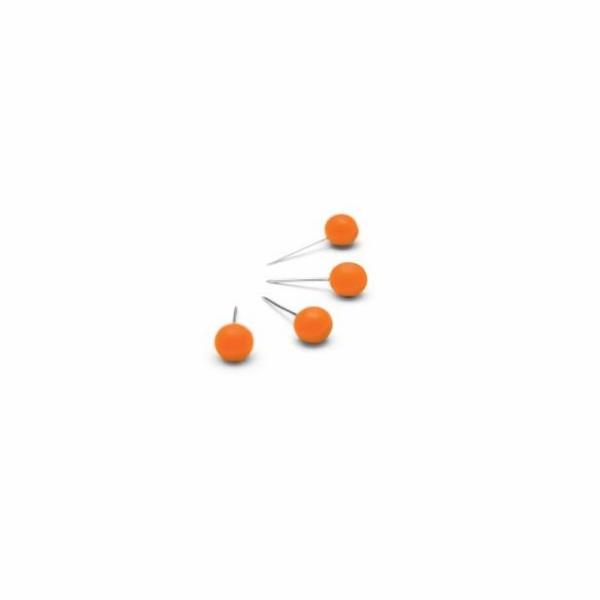 Nobo Pins na desky NOBO, 100 ks, oranžové