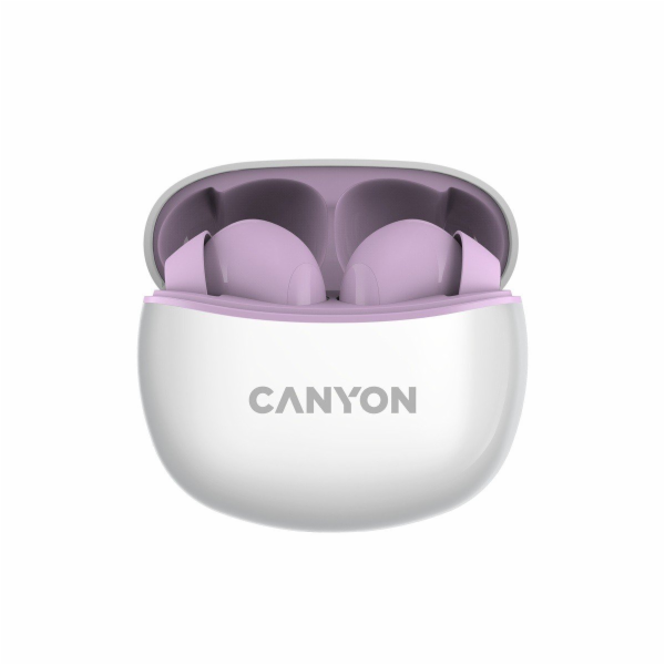 CANYON TWS-5 BT sluchátka s mikrofonem, BT V5.3 JL 6983D4...