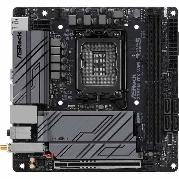 Asrock Z790M-ITX/WIFI (schwarz/grau)