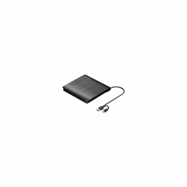 C-TECH Externí DVD vypalovačka DVD-USB-AC, USB 3.0, USB A...