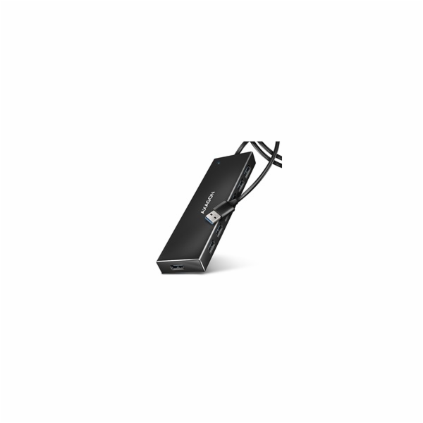 AXAGON HUE-F7A, 7x USB 3.2 Gen 1 ALU FLAT CHARGING hub, m...