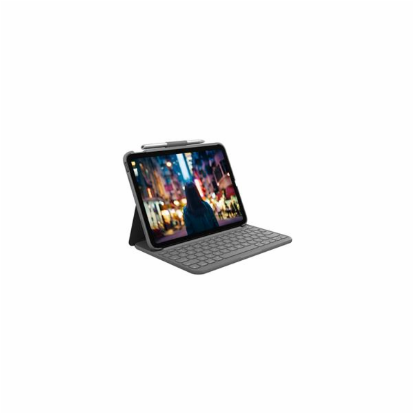 Slim Folio Keyboard Case pro iPad 10th Generation UK Grey
