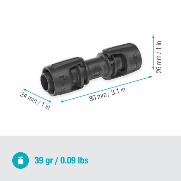 Micro-Drip-System konektor 13mm (1/2)